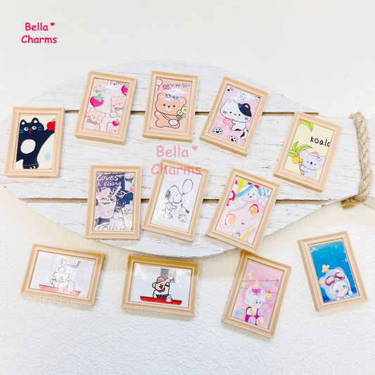 Cartoon picture frame Charm