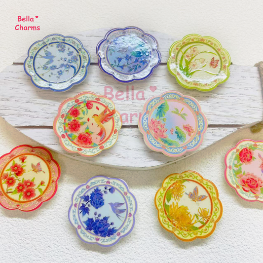 Traditional Fancy plate Charm