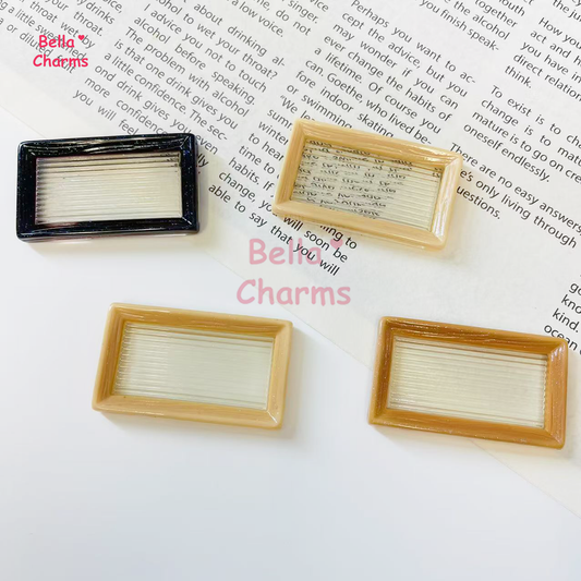 Glass window charm