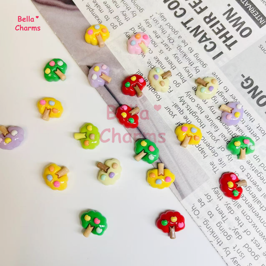 Mini apple tree charm