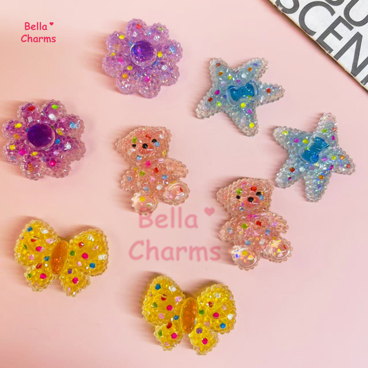 Bling Bear & spring mix charm