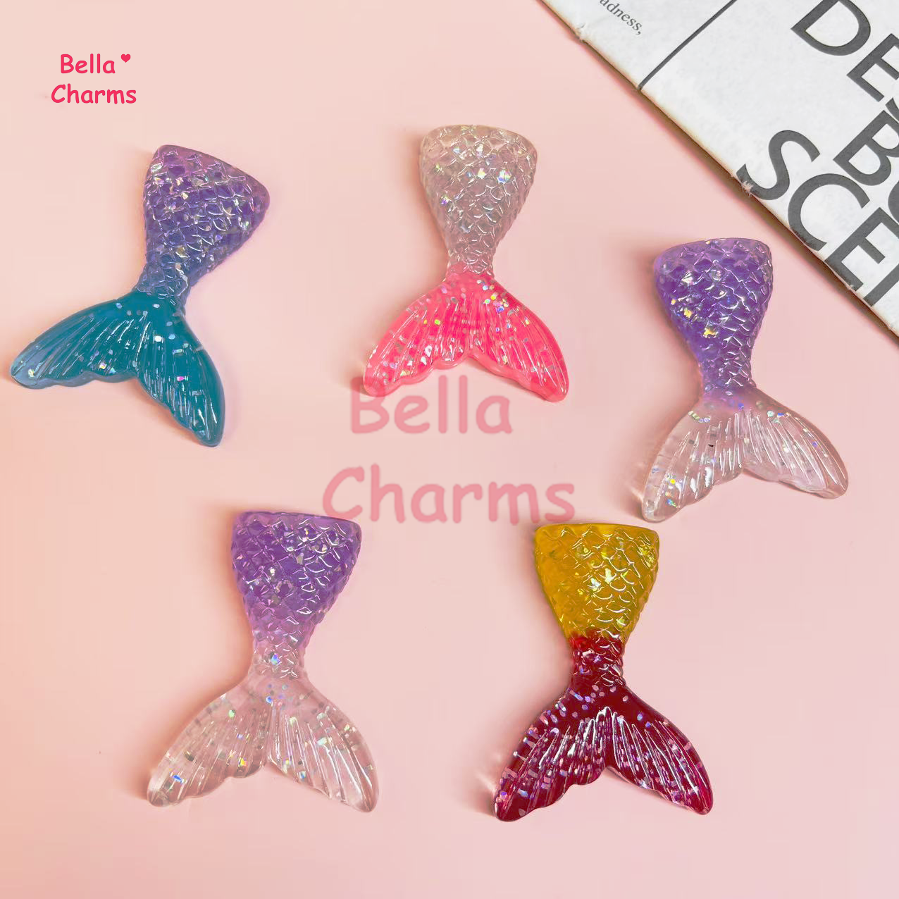 Mermaid tail charm