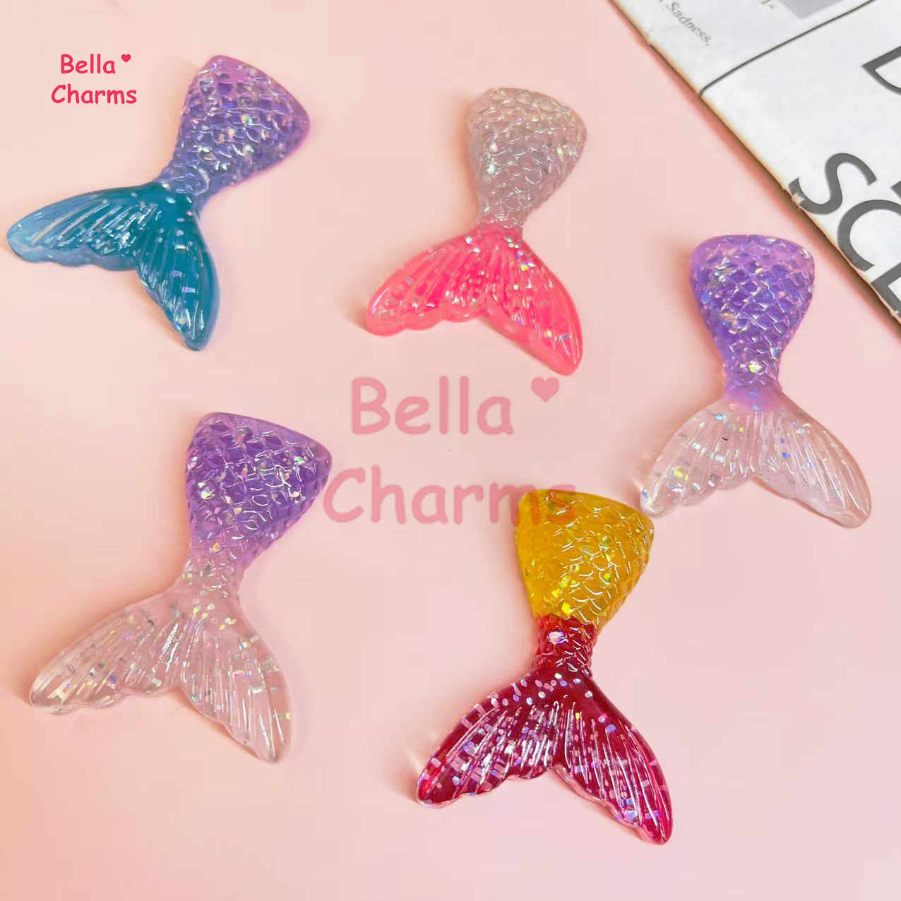 Mermaid tail charm