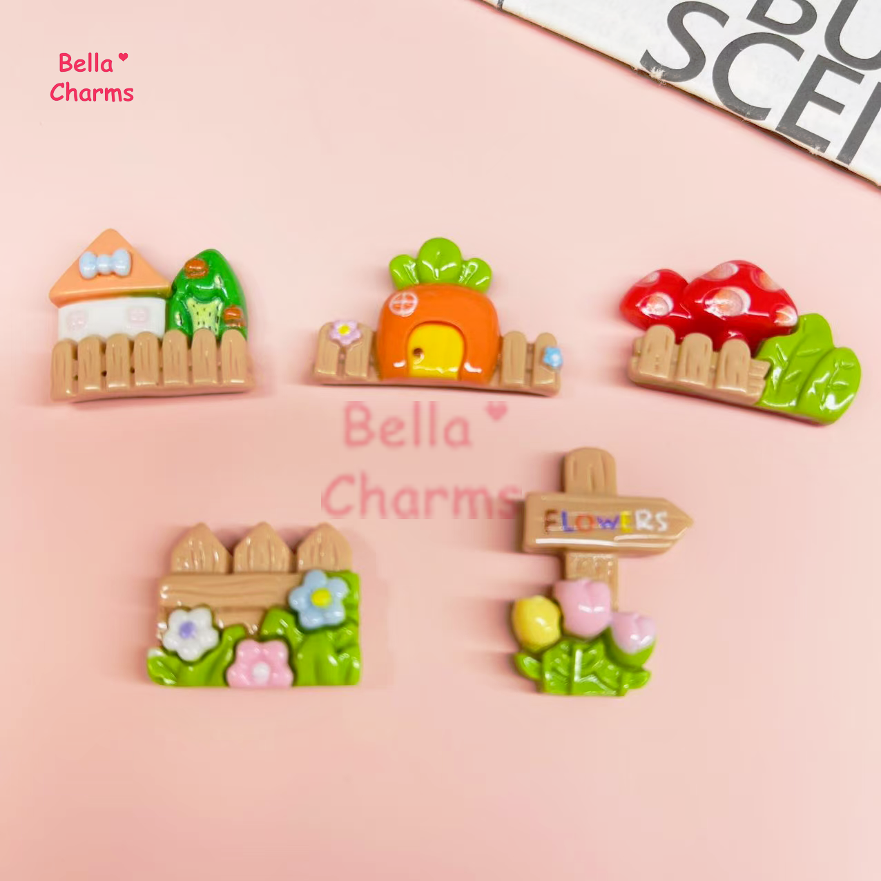 Nature fence and house charm