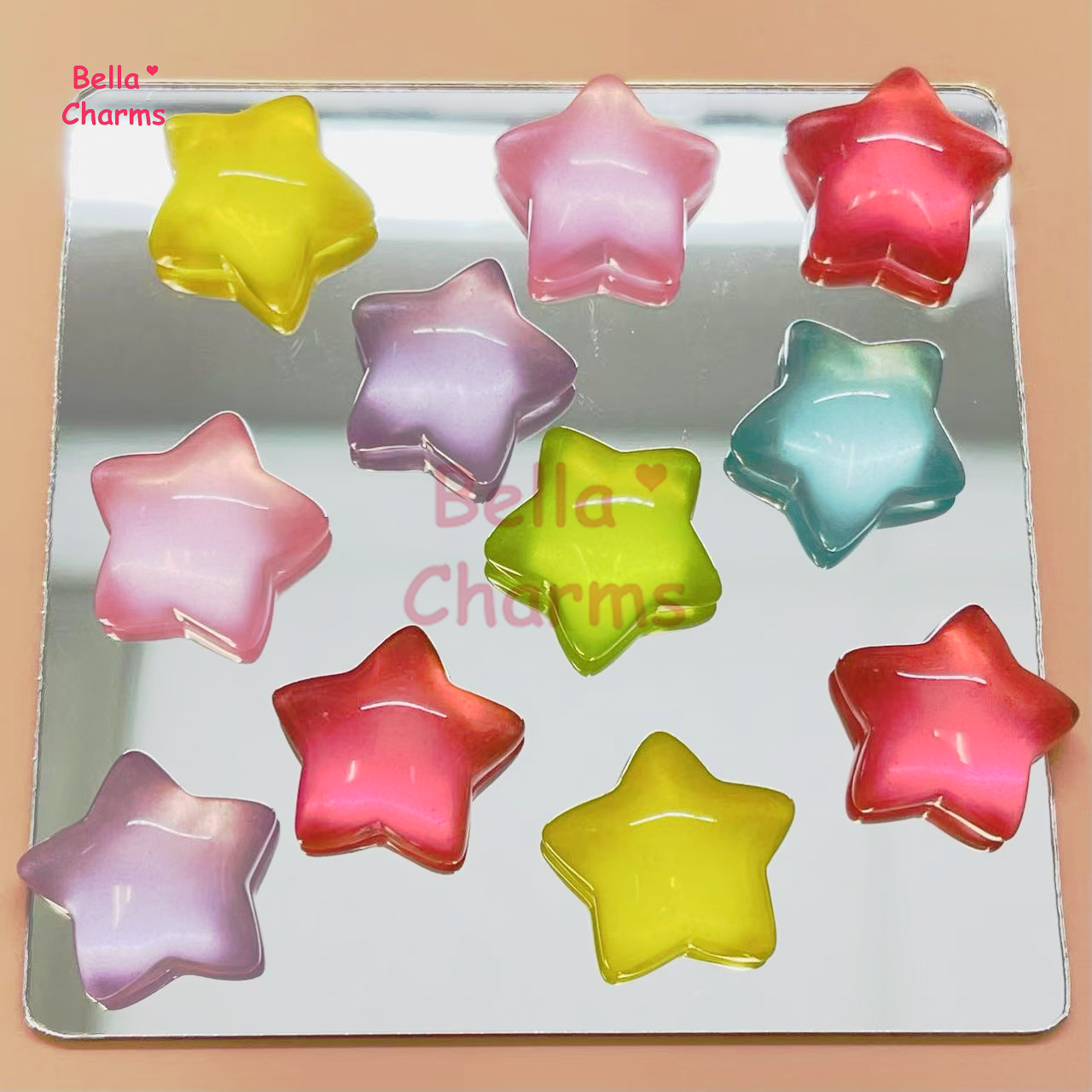 Glow star charm