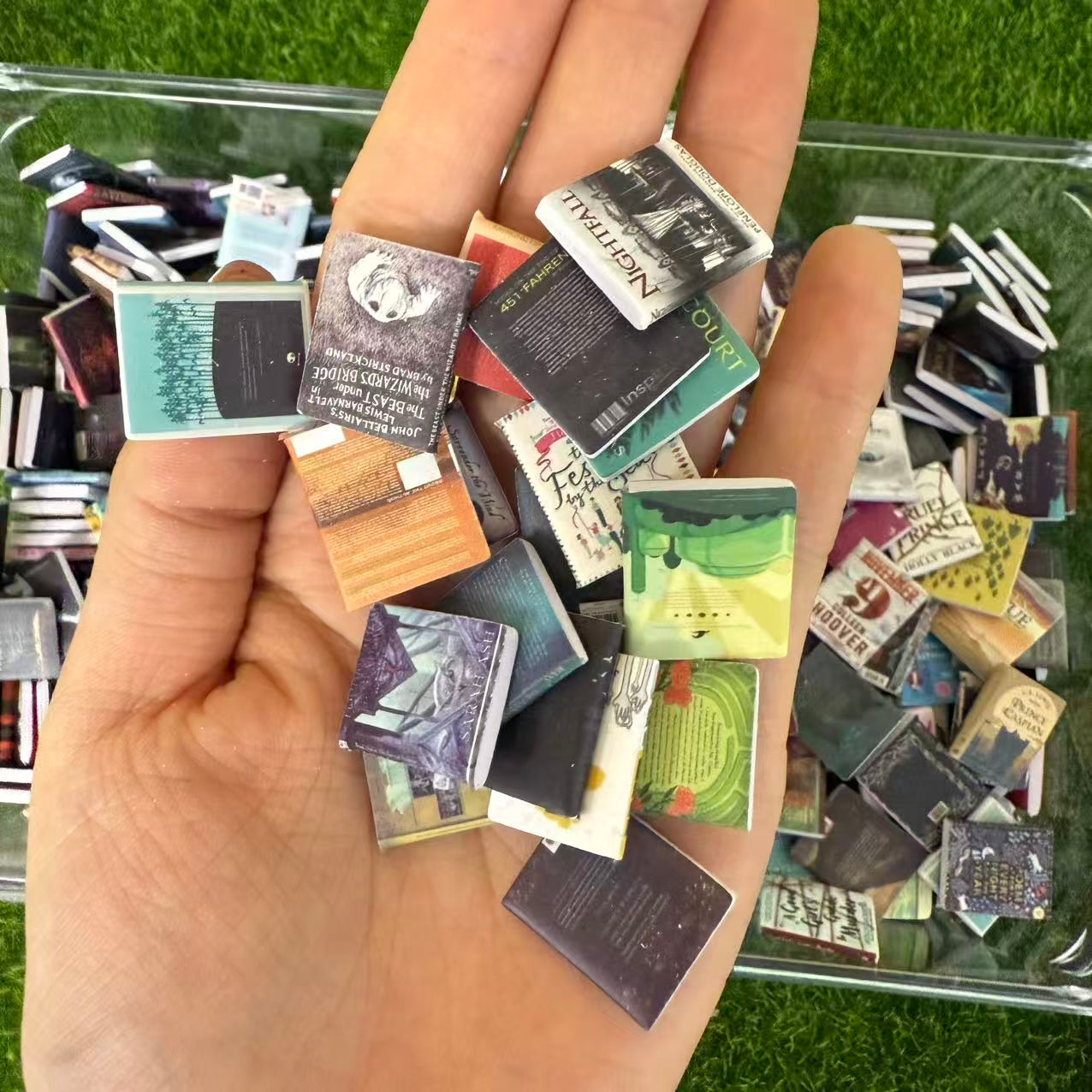 Mini Bookshelf with Mini Books (Big variety)
