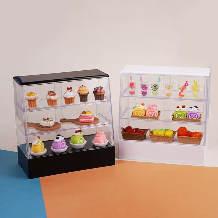 Mini bakery display cabinet charm