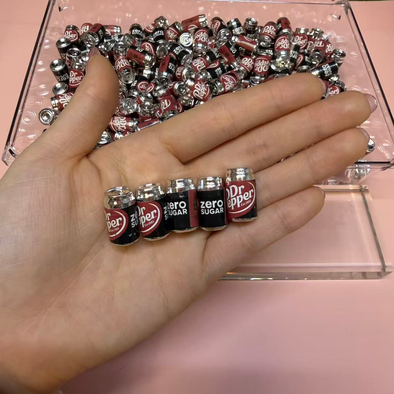 Mini Zero Sugar Dr Pepper Can charm