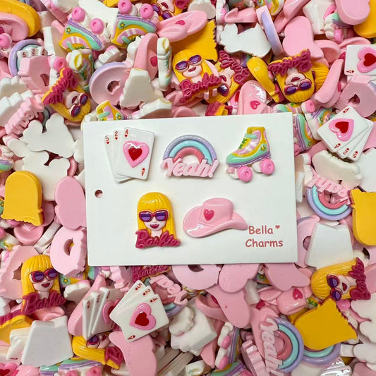 Barbie flat back charm