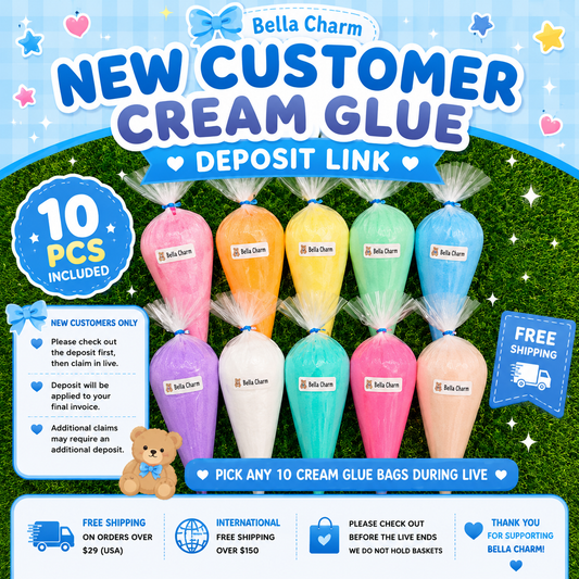 New Customer Deposit(Cream Glue Live)