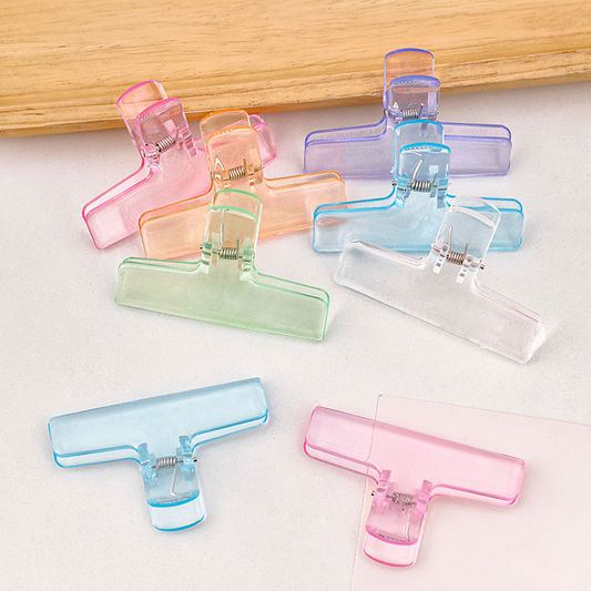 Creative Transparent Binder Clips