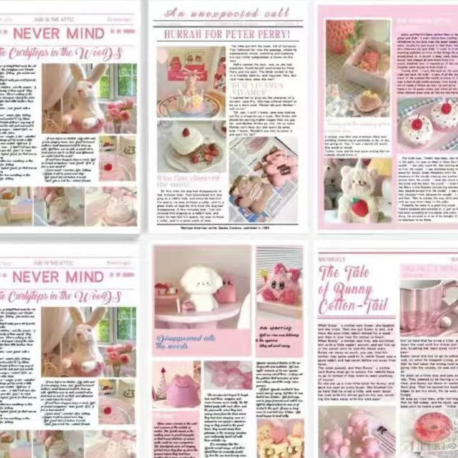 Pink Dessert Cake Paper DIY Decoration, Picture Background
