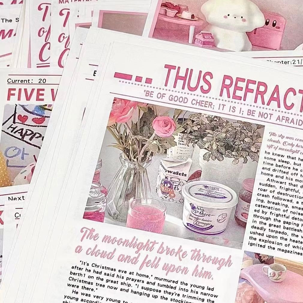 Pink Dessert Cake Paper DIY Decoration, Picture Background
