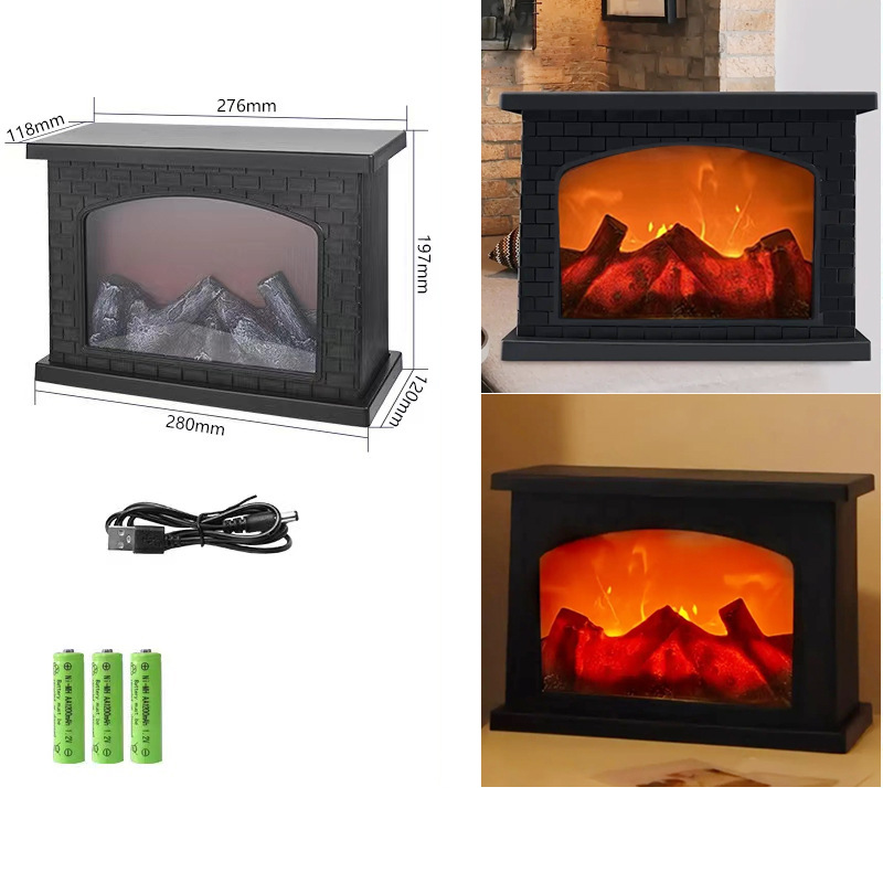 LED Flame Night Light
