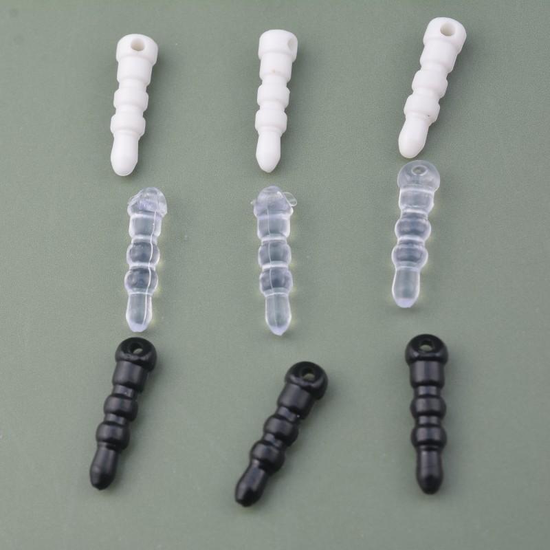 Round Perforated Silicone Stoppers, Beads DIY Pendant Accessories