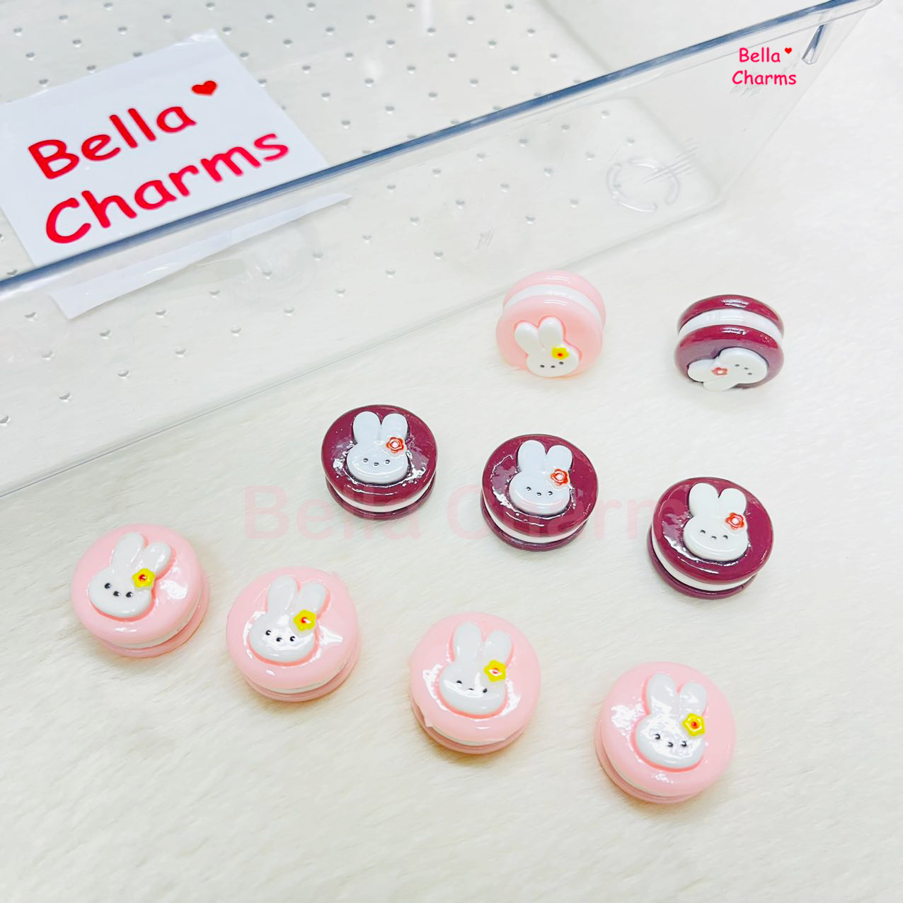 Bunny Macaroon Charm