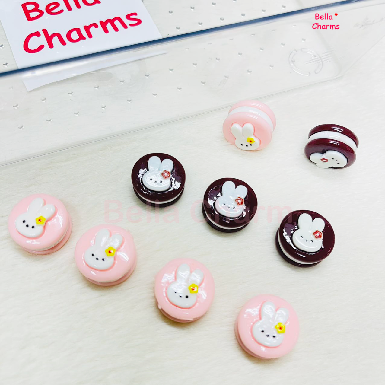 Bunny Macaroon Charm