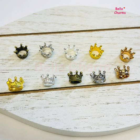 Mini Crown Metal Charm