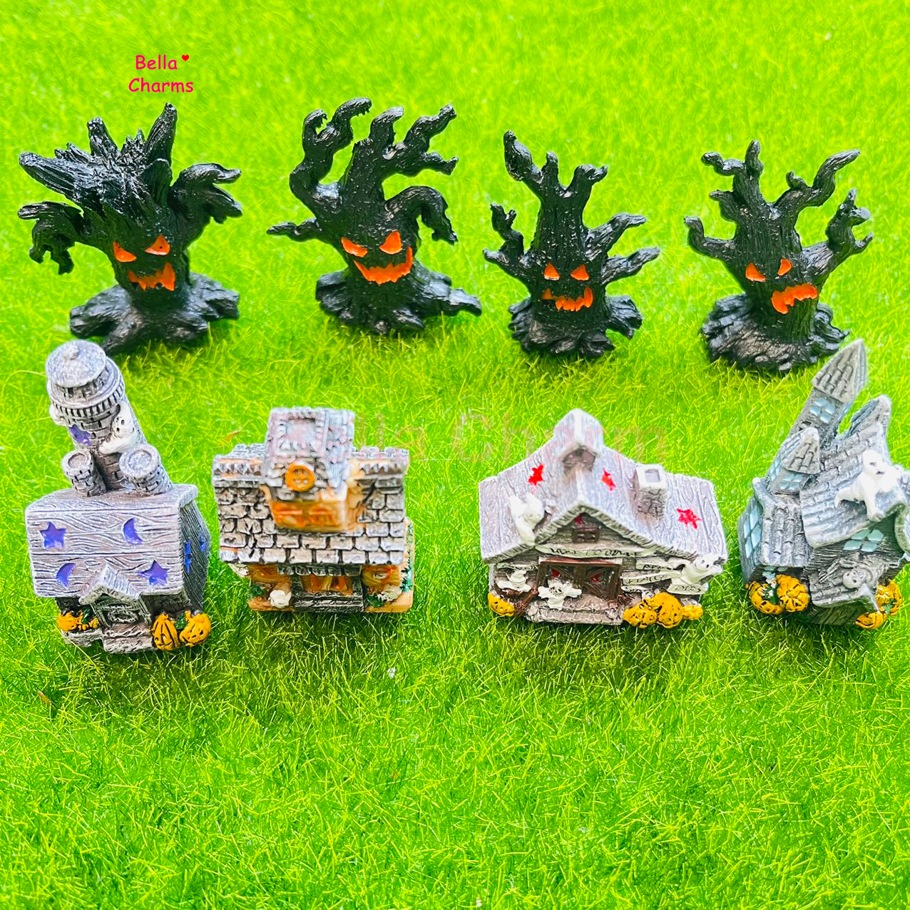[N006] Bellaween Haunted House & Spooky Tree Charm