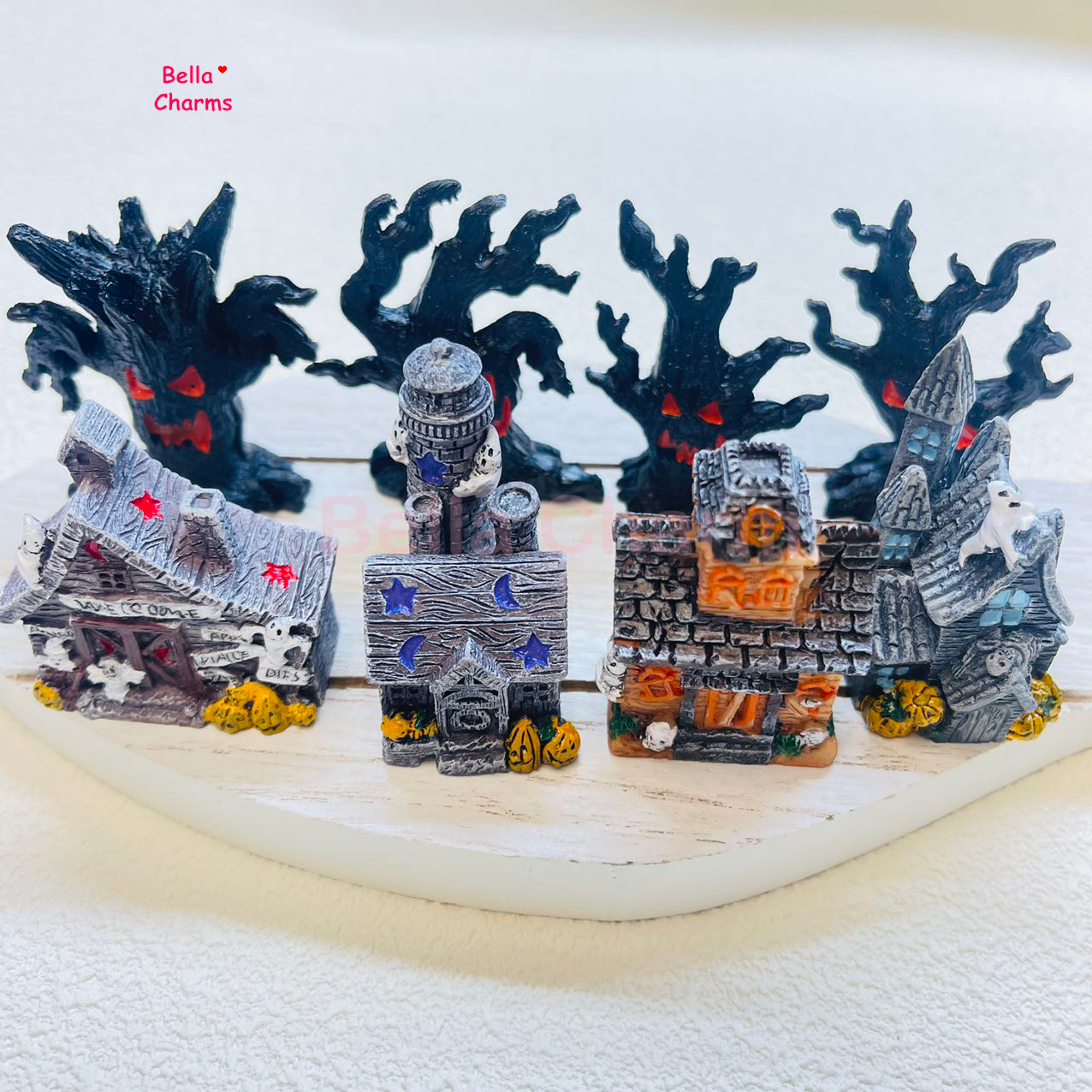 [N006] Bellaween Haunted House & Spooky Tree Charm