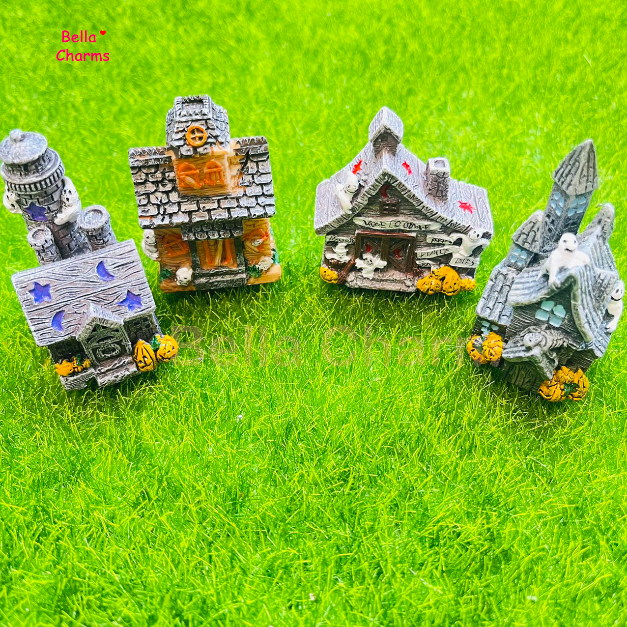 [N006] Bellaween Haunted House & Spooky Tree Charm
