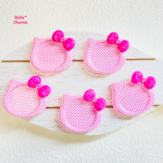 Pink HK Bow Plates