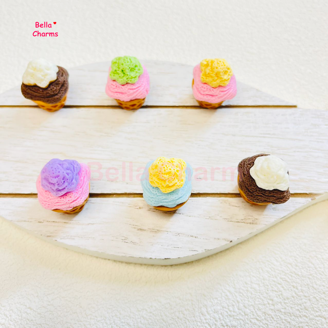 Colorful Ice Cream Charm