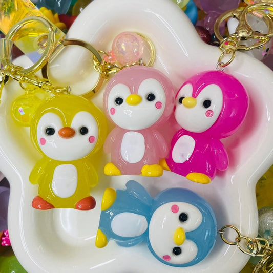 Penguin Light Keychain