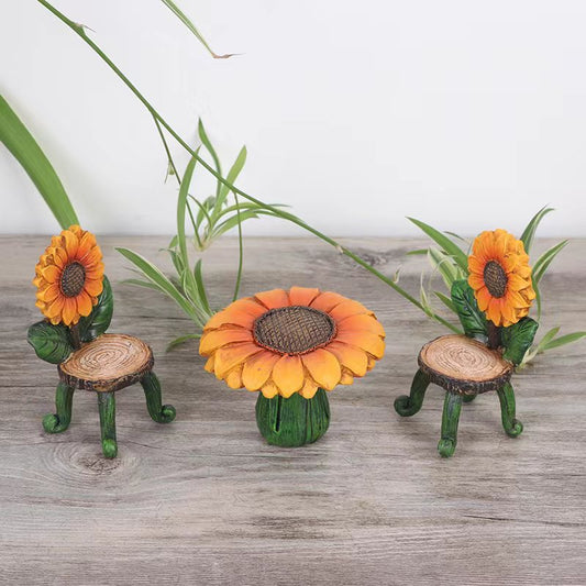 Sunflower Table and Chair Set charm