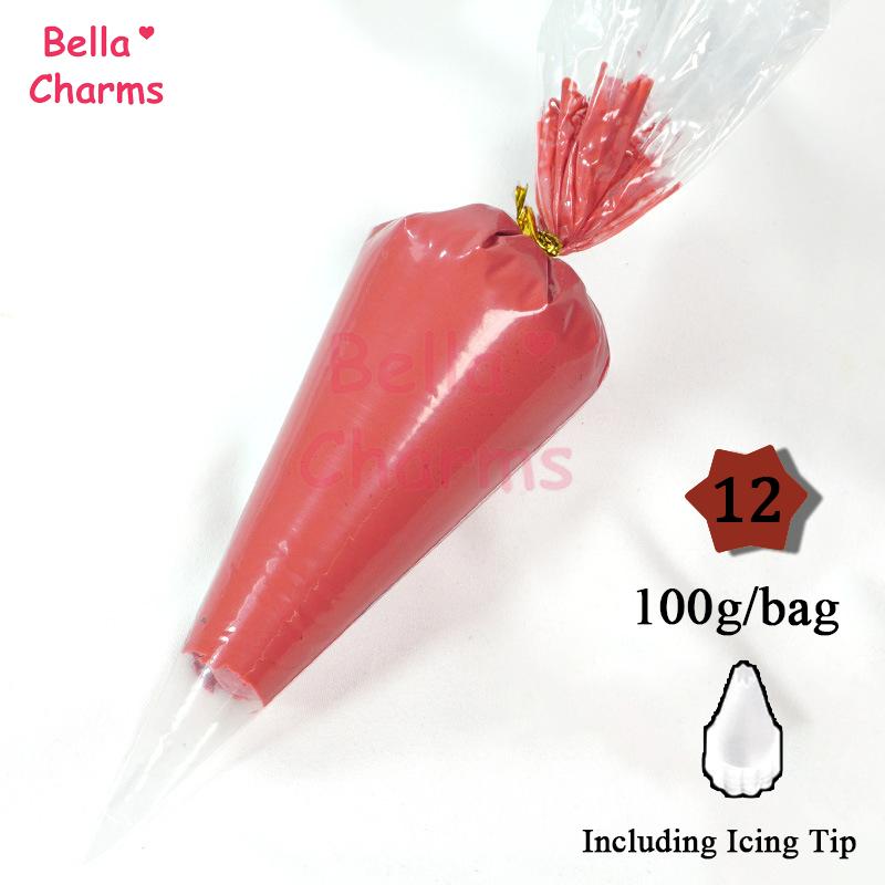 Bella Charms 100g Cream Glue Bagged for DIY Slime Food Play Phone Case Decoration & Beauty Accessories Craft Material - C-12