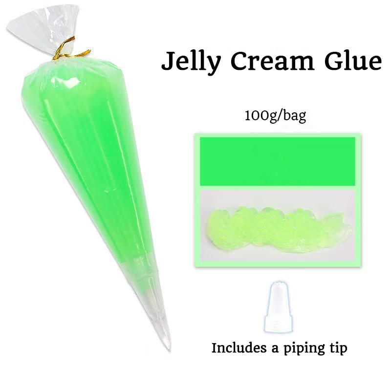Crystal Clear Jelly Resin DIY Kit – Handmade Phone Case & Accessories Crafting Materials - Jelly green