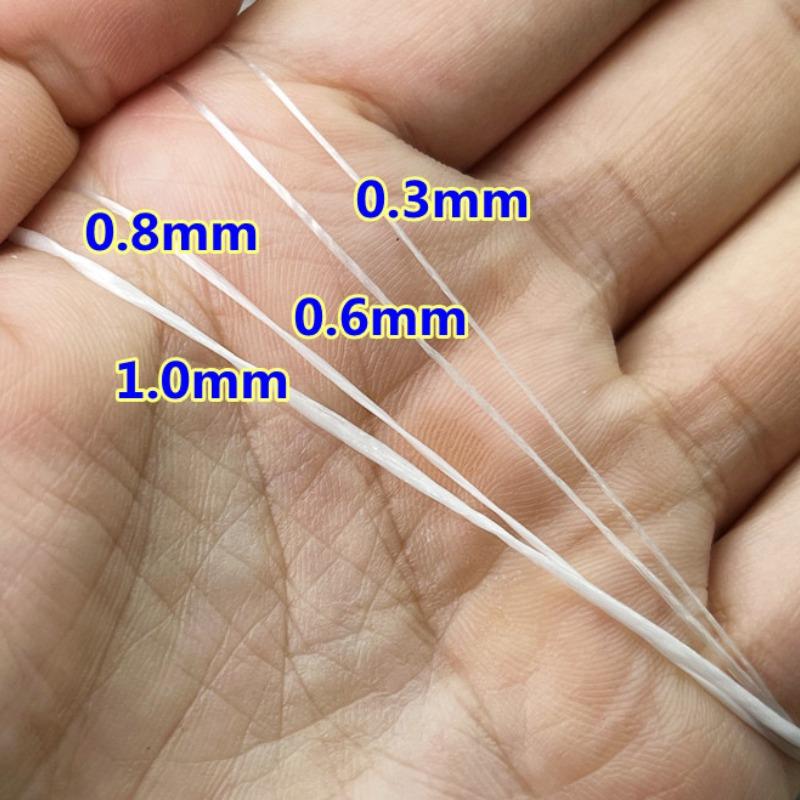 Transparent Nylon Elastic Cord for Bracelet Making invisible Stretch Beading Thread with Storage Box, Wear-Resistant Elastic String for Beads, Pearls, Crystal Bracelets, and Jewelry Making