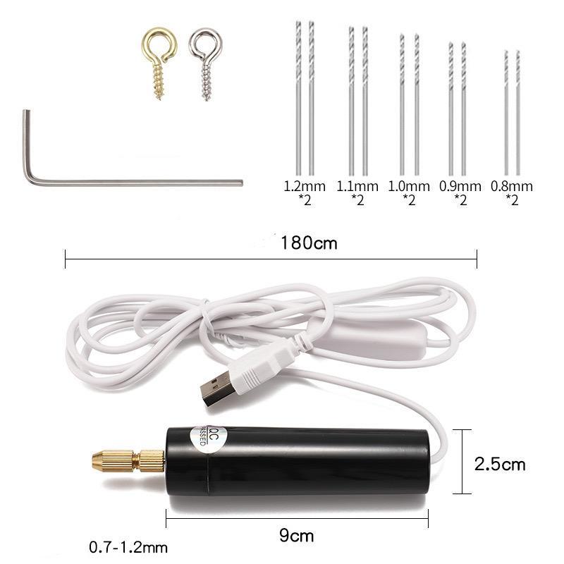 Ergonomic Drill and Pliers Set for DIY Projects with Multiple Drilling Bits - Drill only