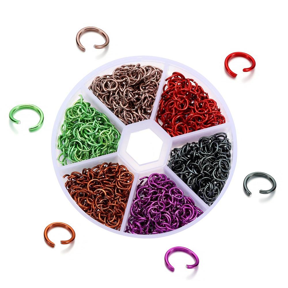 Dark colored jump rings