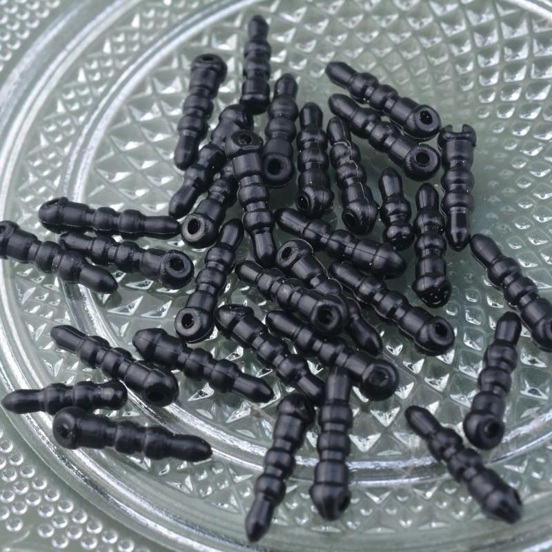 Round Perforated Silicone Stoppers, Beads DIY Pendant Accessories
