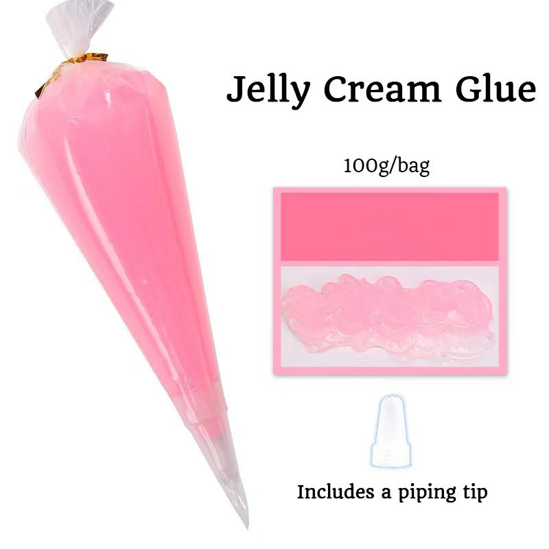 Crystal Clear Jelly Resin DIY Kit – Handmade Phone Case & Accessories Crafting Materials - Jelly Pink