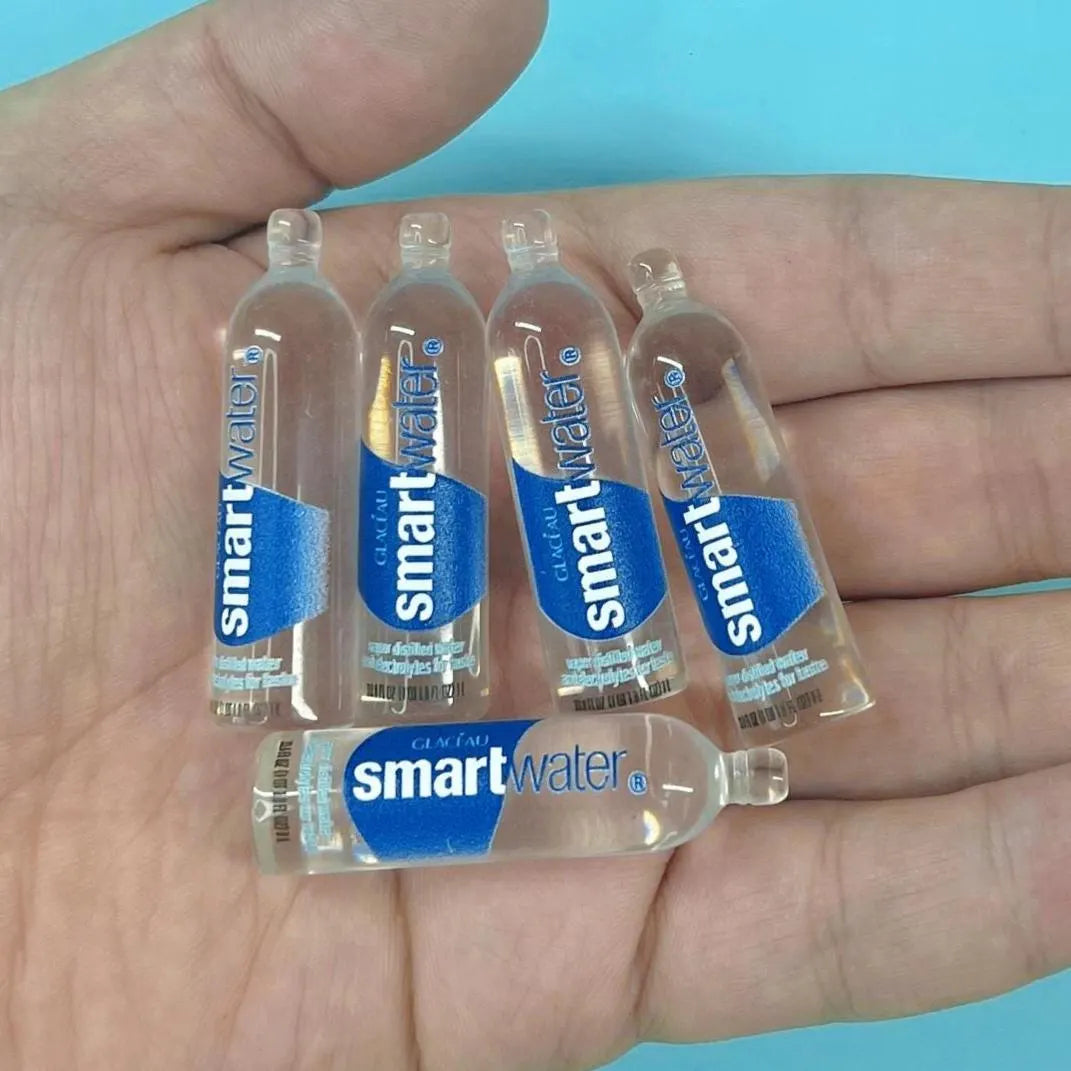 Dollhouse Kitchen Supply | DIY Craft Charm Accessory Miniature Water Bottle Model 12pcs Pack