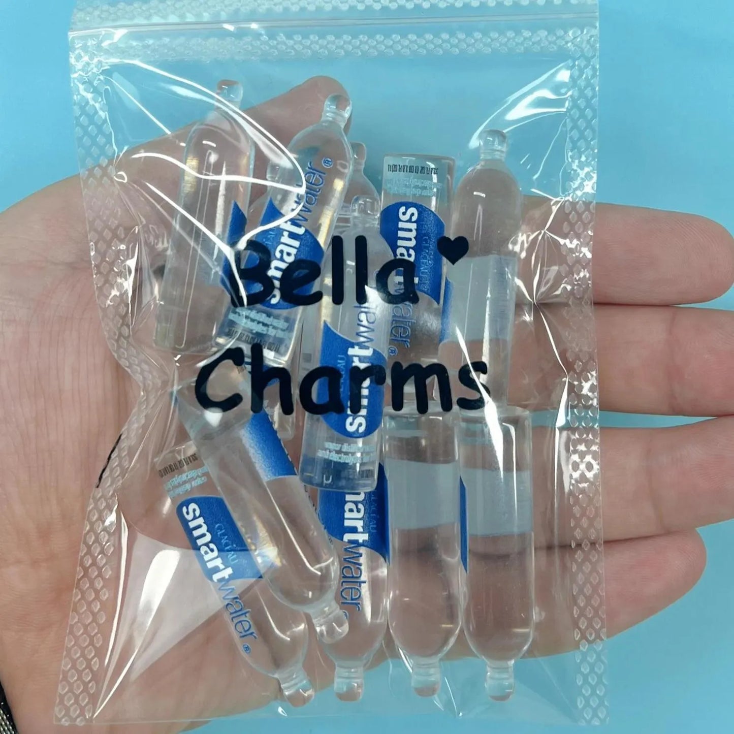 Dollhouse Kitchen Supply | DIY Craft Charm Accessory Miniature Water Bottle Model 12pcs Pack
