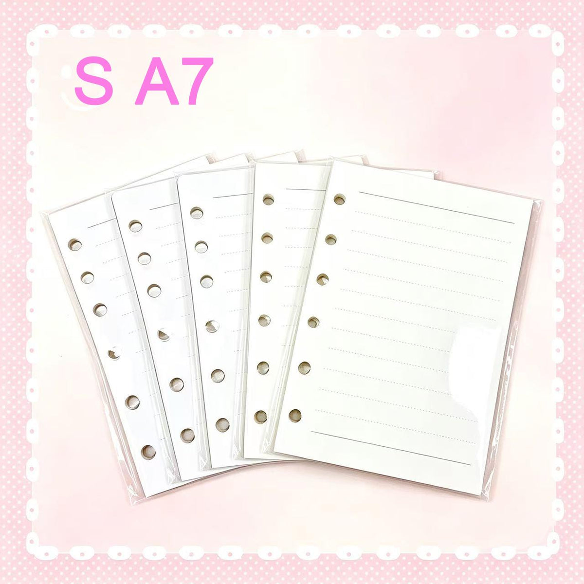A7 Replacement Sheets 45 pages (5pcs)